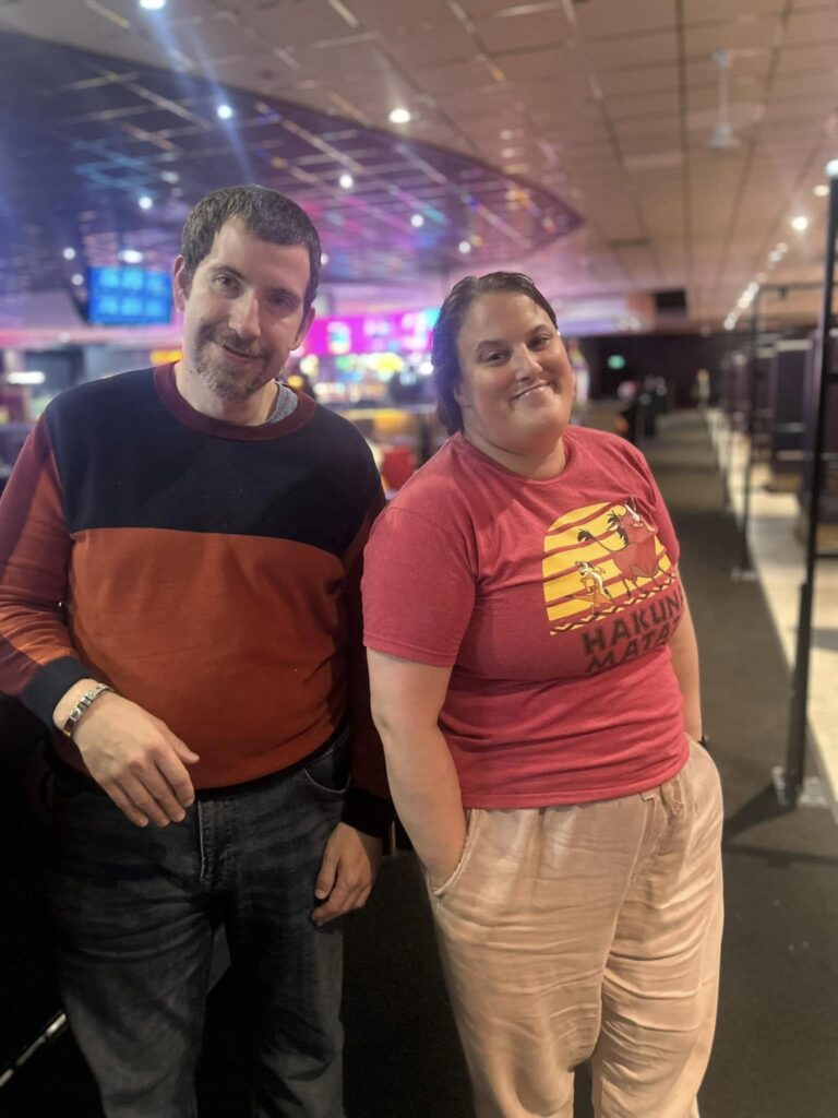 Out bowling with the Social Hub