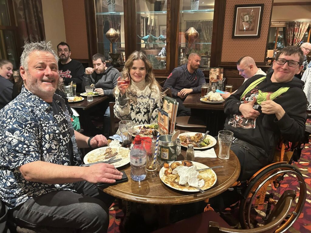 A meeting of Headway Bristol's brain injury Social Hub
