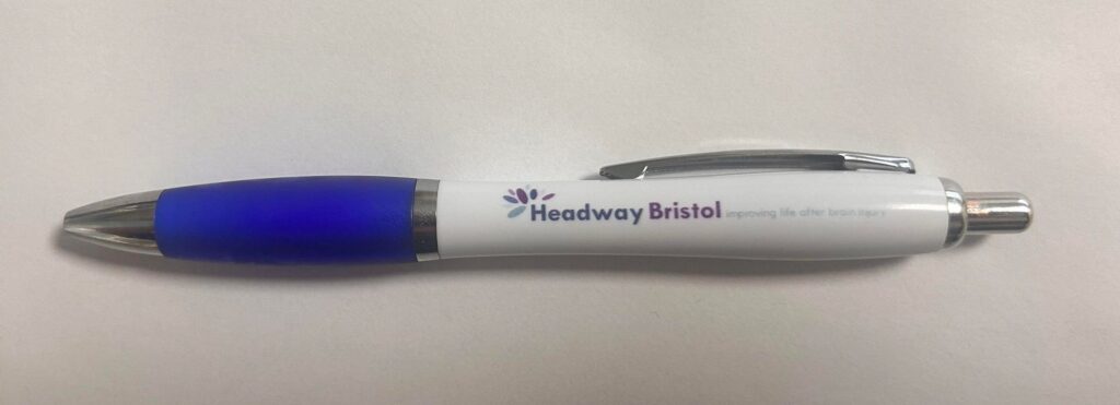 Buying a Headway Bristol pen is one way to donate